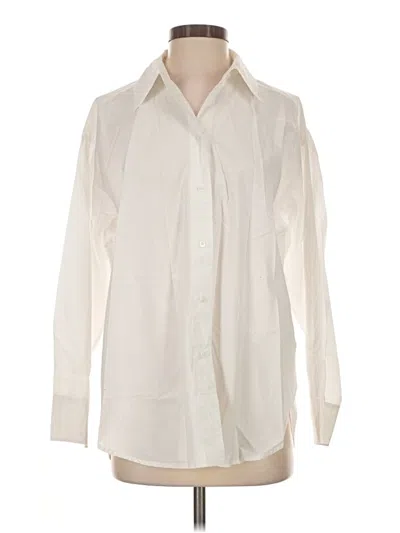 Pre-owned Day Birger Et Mikkelsen Long Sleeve Blouse In Ivory