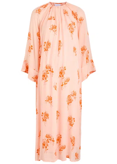Day Birger Et Mikkelsen Maggie Printed Midi Dress In Orange