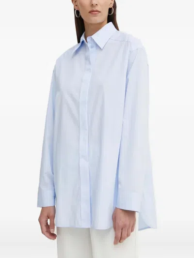 Day Birger Et Mikkelsen Malou Cotton Buttoned Shirt In Blue