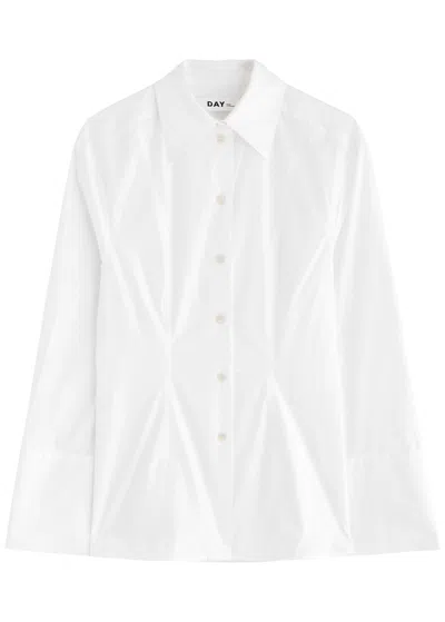 Day Birger Et Mikkelsen Olivier Darted Cotton Shirt In White
