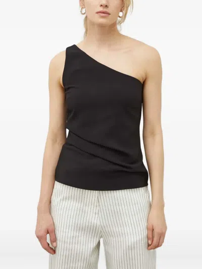 Day Birger Et Mikkelsen One-shoulder Top In Black