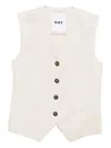 Day Birger Et Mikkelsen Palmer Tweed Vest In Neutral
