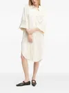 Day Birger Et Mikkelsen Patch-pocket Midi Shirt Dress In Neutral
