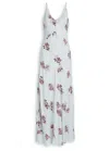 Day Birger Et Mikkelsen Peach Floral-print Crepe Maxi Slip Dress In Neutral