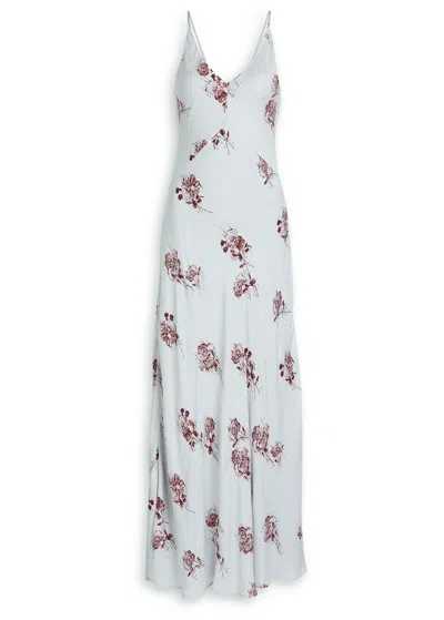 Day Birger Et Mikkelsen Peach Floral-print Crepe Maxi Slip Dress