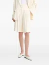 Day Birger Et Mikkelsen Pleated-front Tailored Shorts In Neutral