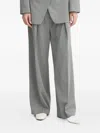 Day Birger Et Mikkelsen Pleated-front Tailored Trousers In Gray