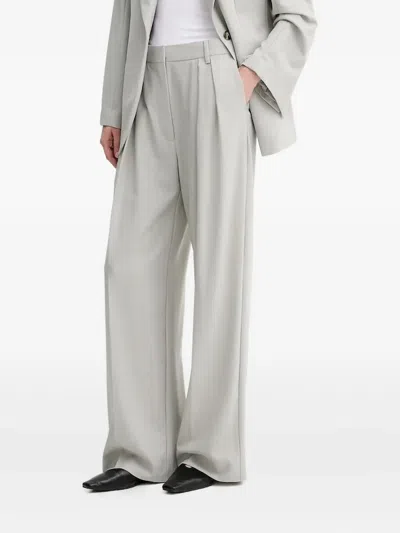 Day Birger Et Mikkelsen Pleated Pocket-detail Trousers In Gray