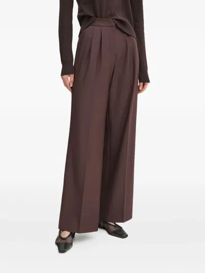 Day Birger Et Mikkelsen Pleated Tailored Trousers In Brown