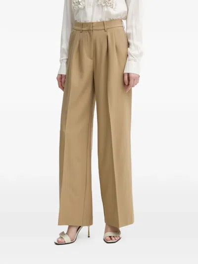 Day Birger Et Mikkelsen Pleated Trousers In Brown
