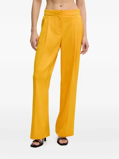 Day Birger Et Mikkelsen Pleated Trousers In Yellow