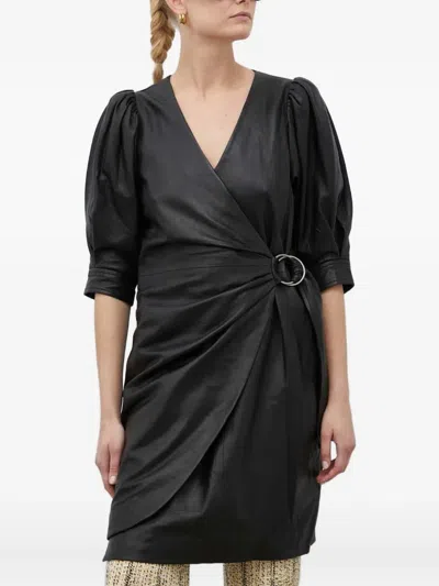 Day Birger Et Mikkelsen Puff-sleeve Ring Dress In Animal Print