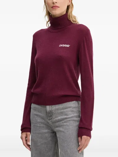 Day Birger Et Mikkelsen Roll-neck Sweater In Red