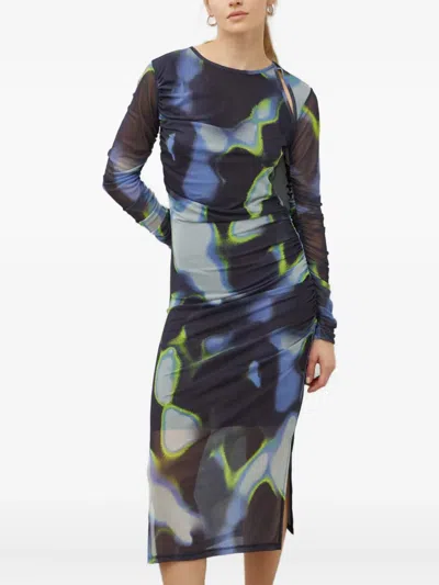 Day Birger Et Mikkelsen Ruched Dress In Multi