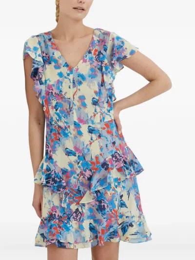Day Birger Et Mikkelsen Ruffled Tiered Dress In Blue