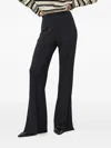 Day Birger Et Mikkelsen Seam Detail Flared Trousers In Black