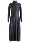 Day Birger Et Mikkelsen Shari Satin Stretch-jersey Midi Dress In Black