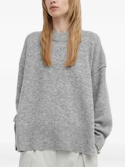 Day Birger Et Mikkelsen Pullover Mit Seitenschlitz In Gray