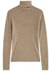 Day Birger Et Mikkelsen Sierra Turtleneck Wool Top In Beige