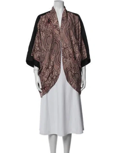 Pre-owned Day Birger Et Mikkelsen Silk Paisley Print Jacket In Multicolor