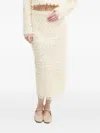 Day Birger Et Mikkelsen Slit Midi Skirt In Neutral