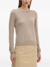 Day Birger Et Mikkelsen Slogan-detailed Sweater In Neutral