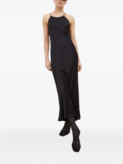 Day Birger Et Mikkelsen Spaghetti-strap Long Dress In Black