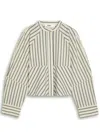 Day Birger Et Mikkelsen Springer Striped Seersucker Shirt In Neutral