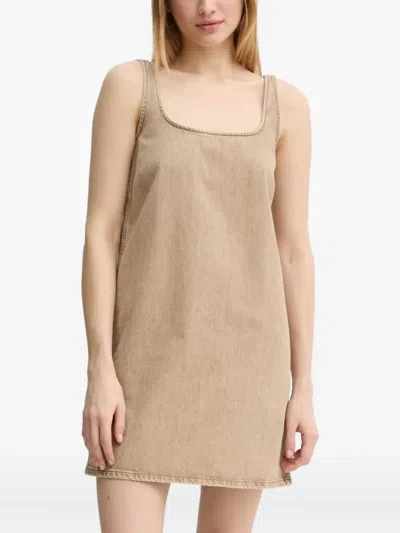Day Birger Et Mikkelsen Square Neck Dress In Neutral