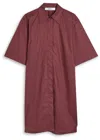 Day Birger Et Mikkelsen Stanton Cotton Mini Shirt Dress In Red
