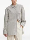 Day Birger Et Mikkelsen Striped Chest-pocket Shirt In White