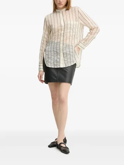 Day Birger Et Mikkelsen Striped Panelled Shirt In Multi