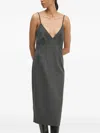 Day Birger Et Mikkelsen Striped V-neck Dress In Gray