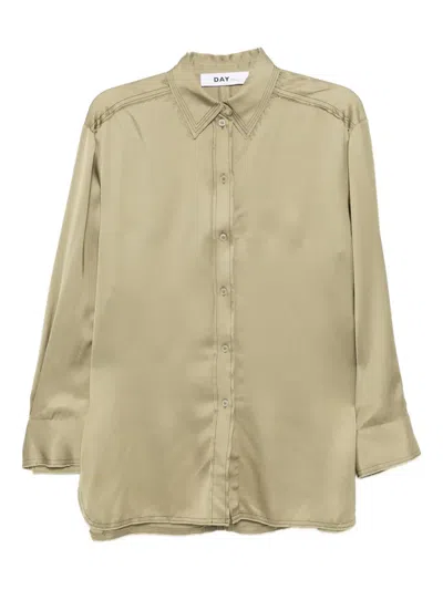 Day Birger Et Mikkelsen Strong Open-back Shirt In Green