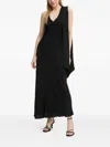 Day Birger Et Mikkelsen V-neck Midi Dress In Black