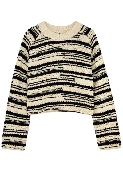 Day Birger Et Mikkelsen Valery Striped Cotton Jumper In Black