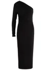 Day Birger Et Mikkelsen Valley One-shoulder Stretch-jersey Midi Dress In Black