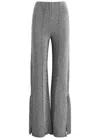 Day Birger Et Mikkelsen Wagner Straight-leg Metallic Lamé Trousers In Black