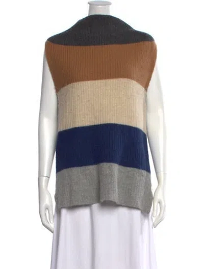 Pre-owned Day Birger Et Mikkelsen Wool Striped Sweater In Neutrals