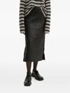 Day Birger Et Mikkelsen Zip-detail Midi Skirt In Black