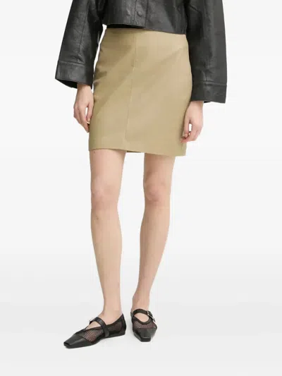 Day Birger Et Mikkelsen Zipped Mini Skirt In Neutral