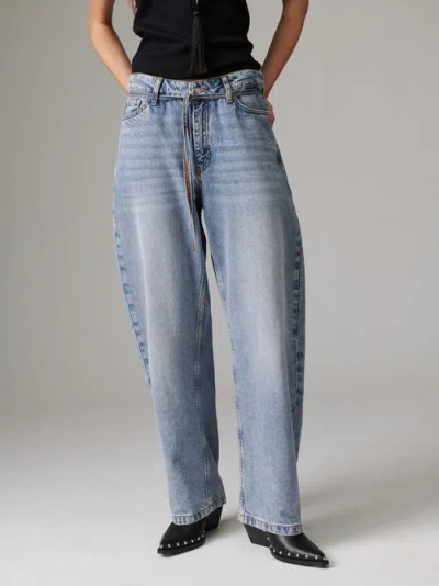 Day Blaire Barrel Leg Jeans In Blue