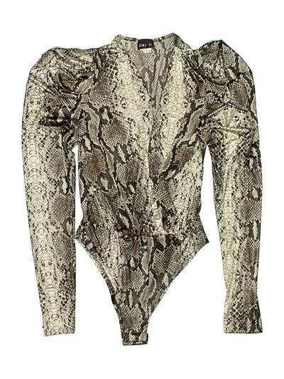 Pre-owned Day G Bodysuit In Silver