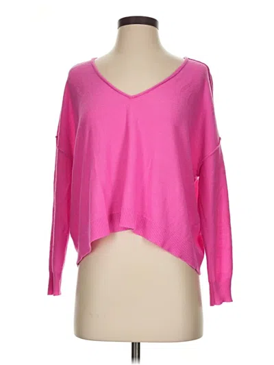 Pre-owned Day + Moon 3/4 Sleeve T-shirt In Pink