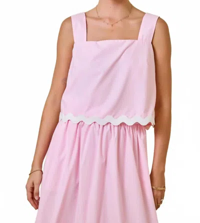 Day + Moon Alexis Top In Pink