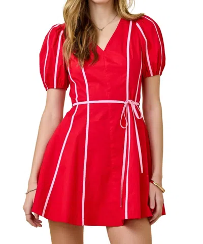 Day + Moon Amour Dress In Red
