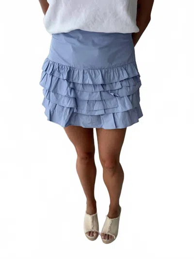 Day + Moon Avery Skirt In Blue