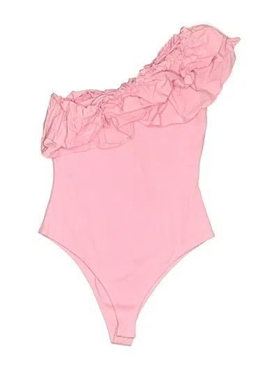Pre-owned Day + Moon Bodysuit In Pink