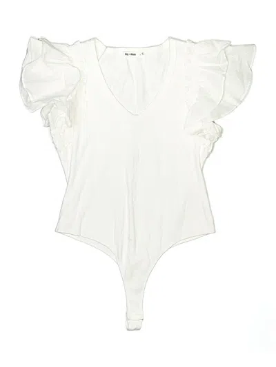 Pre-owned Day + Moon Bodysuit In White