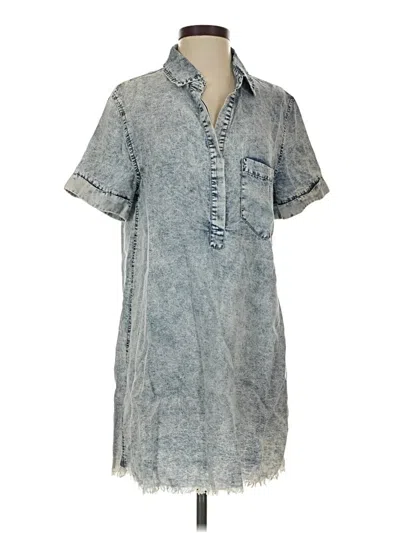 Day + Moon Casual Dress In Blue